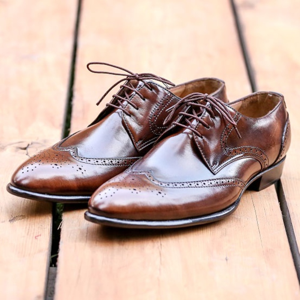 Johny Weber Hand Made Oxford Style Brook  Shoes.
